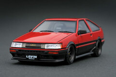 1/43 Toyota Corolla Levin (AE86) 3-Door GT Apex Red/Black