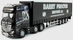1/50 Mercedes-Benz Actros (MP4) Curtainside Trailer Barry Proctor Services Ltd