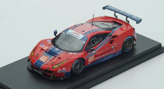 1/43 Ferrari 488 GTE No.65 Scuderia Corsa Le Mans 2017 C. Nielsen - A. Balzan - B. Curtis