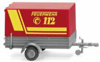 1/87 Fire Brigade Passenger Vehicle Trailer