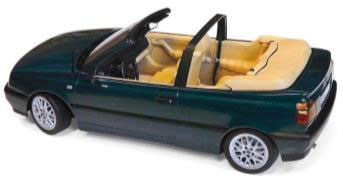 1/18 VW Golf Cabriolet 1995 Metallic BlueGreen