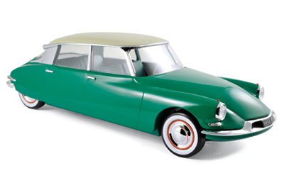 1/12 Citroen DS 19 1956 Green/Champagne