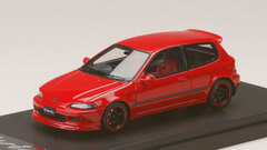 1/43 Honda Civic (EG6) Custom Ver. with Mugen RNR Wheel Metallic Red