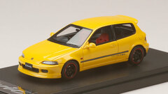 1/43 Honda Civic (EG6) Custom Ver. with Mugen RNR Wheel Metallic Yellow