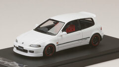1/43 Honda Civic (EG6) Custom Ver. with Mugen RNR Wheel Frost White