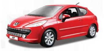 1/24 Peugeot 207 (Red)