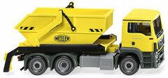 1/87 MAN TGS Euro 6/Meiller Skip Lorry zinc Yellow