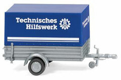 1/87 Passenger Vehicle Trailer THW (German Agency for Technical Relief)