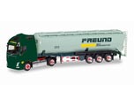 1/87 Volvo FH Gl. XL Silo Semitrailer Freund