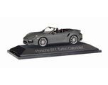 1/43 Porsche 911 Turbo Cabriolet Gray Metallic