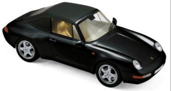 1/18 Porsche 911 Carrera Cabriolet 1994 Black
