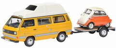 1/43 VW T3 Joker Camper Trailer & Isetta