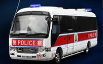 1/43 Toyota Coaster Hong Kong Police (AM9800)