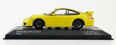 1/43 Porsche 911GT3 (997II) 2009 Yellow/Black Wheels