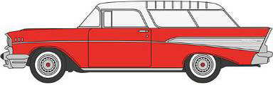 1/87 Chevrolet Nomad 1957 Rio Red/Arctic White