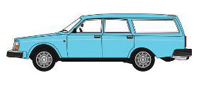 1/76 Volvo 245 Estate (Light Blue)