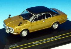 1/43 Honda 1300 Coupe 9 1970 Gold/Black Roof
