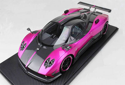 1/12 Pagani Zonda Cinque Flash Pink & Black