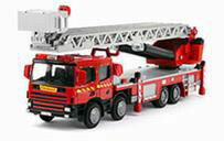 Dx2 1/50 Hook-and-ladder Fire Truck