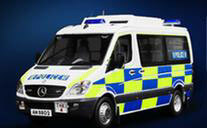 1/43 Mercedes-Benz Sprinter Hong Kong Police Car