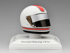 1/8 Miniature Helmet: Mark Donohue 1972 Penske Racing (Porsche 917/10 L & M)