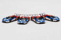 1/64 Ford GT LMGTE PRO 24 Hours of Le Mans 2016 Ford Chip Ganassi Team, Set of 4