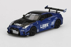 1/64 LB-Silhouette WORKS GT Nissan 35GT-RR Version 2 LBWK Blue (Right-hand Steering)