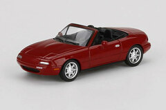 1/64 Mazda Miata MX-5 (NA) Classic Red (Left-hand Steering)