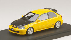 1/43 Honda Civic Type R (EK9) Early Type Custom Version Sunlight Yellow