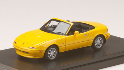 1/43 Eunos Roadster (NA6C) J-Limited Sunburst Yellow