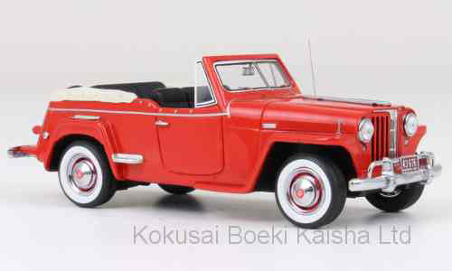 1/43 Willys Jeepster 1948 Red