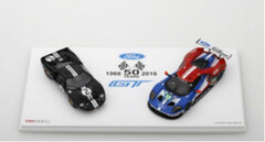 1/43 Ford GT Le Mans 50th Anniversary Set Ford GT40 1965 #2 / Ford GT 2016 #68