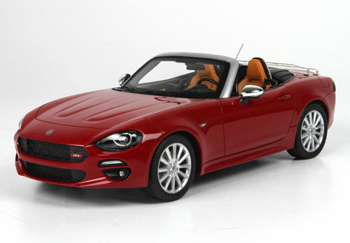 1/18 Fiat 124 Spider (Open) Red Passion