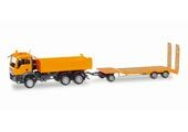 1/87 MAN TGS M Dump Truck 3-axle with Goldhofer TU 3