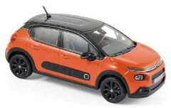 1/43 Citroen C3 2016 Power Orange Black Roof
