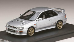 1/43 Subaru Impreza WRX Type R Sti Ver.1997 (GC8) Sport Wheels Light Silver Metallic