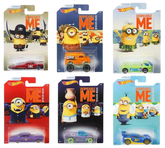 Hot Wheels Minions 36Item Assortment