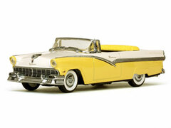 1/43 Ford Fairlane Open Convertible 1956 Golden Glow Yellow/Colonial White