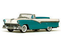 1/43 Ford Fairlane Open Convertible 1956 Peacock Blue/Colonial White