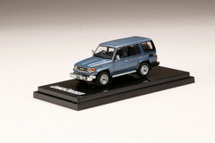 1/64 Toyota Land Cruiser 70 ZX 4DOOR 1994 Bluish Gray Metallic