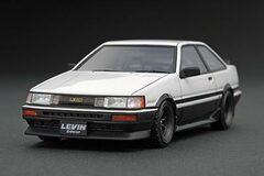 1/43 Toyota Corolla Levin (AE86) 2Door GT Apex White /Black *Watanabe-Wheel
