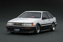 1/43 Toyota Corolla Levin (AE86) 2Door GT Apex White /Black