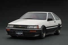 1/18 Toyota Corolla Levin (AE86) 3Door GT Apex White/Black *RAYS-Whhel