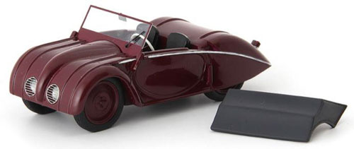 1/43 Rapid Kleinwagen Red - Black (Top Cover Removable)