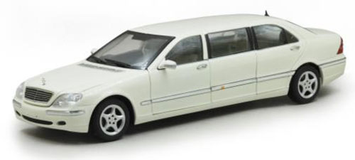 1/18 Mercedes-Benz S-Class Pullman Farm White