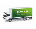 1/87 MB Atego Box Trailer Europcar