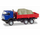 1/87 Kamaz Pickup Truck w/Load Under the Canvas
