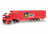 1/87 Volvo FH Gl. 6x2 45 ft. Container Semitrailer GVT