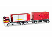 1/87 MAN TGS M Euro 5 Hooklift Trailer Feuerwehr
