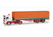 1/50 Volvo F12 Canvas Semitrailer Auf Achse